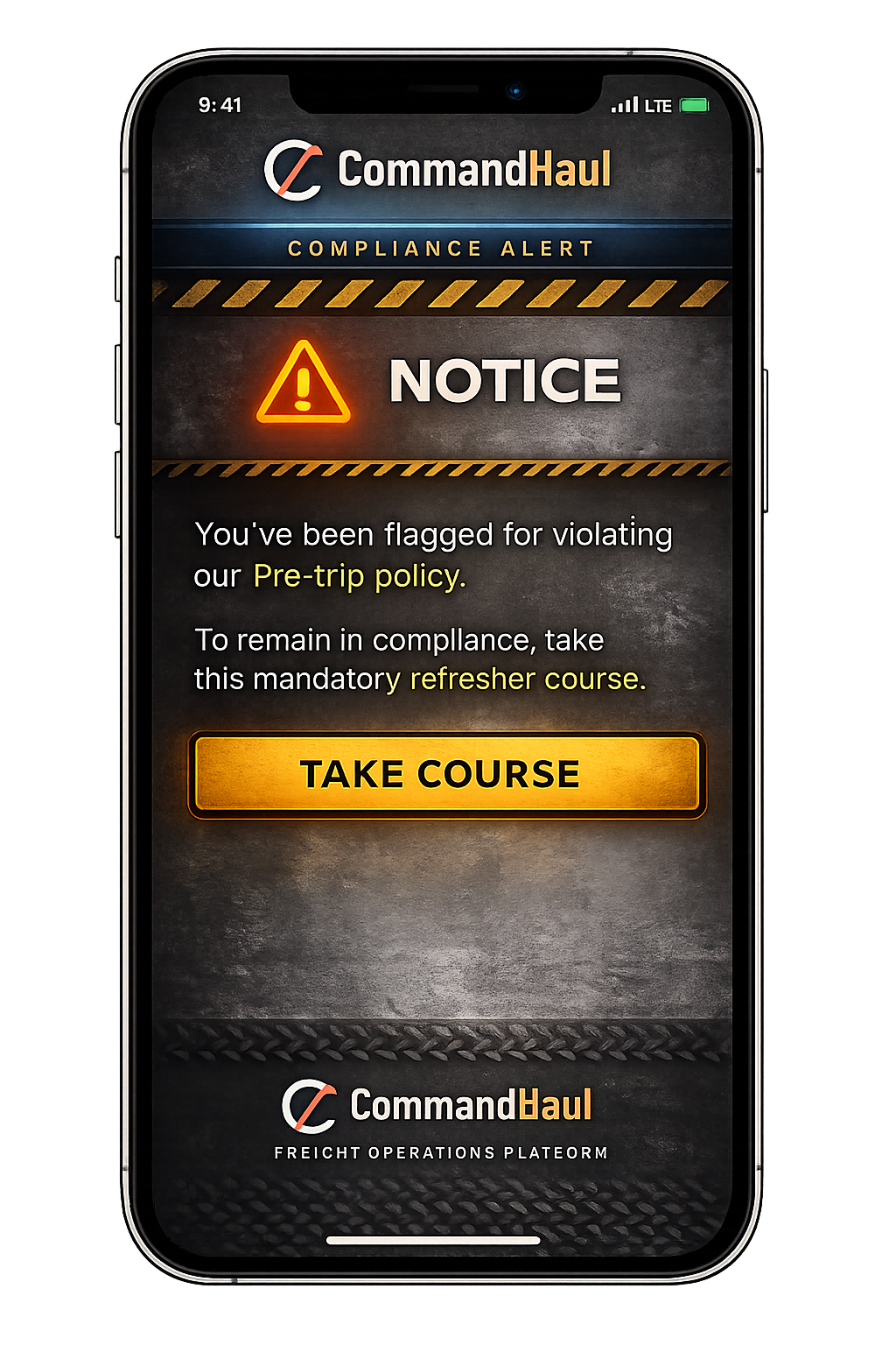 CommandHaul — duplicate ticket security flag
